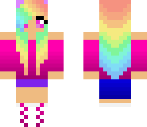 rainbow girl