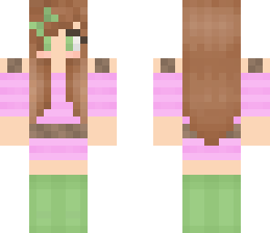 hippie girl with bow