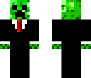 creeper en un traje