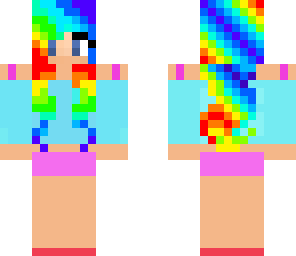 rainbow girl