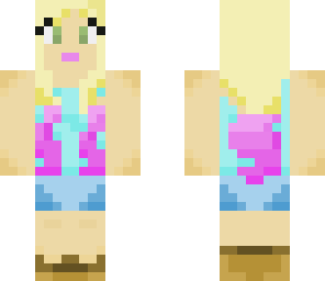 pink haired girl