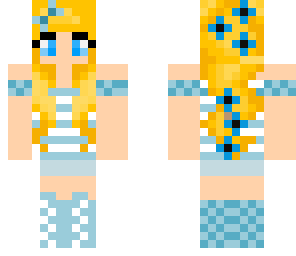 blue-flower girl
