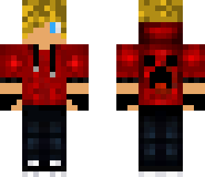 blonde hair with hoodie