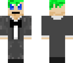 green suit