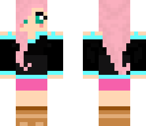 girl with pink hair