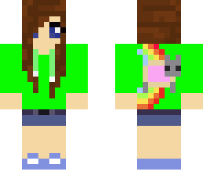 cute nyan cat girl