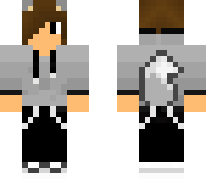 wolf teen with headphones