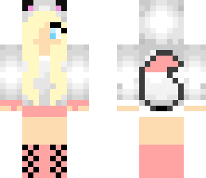 pink wolf girl