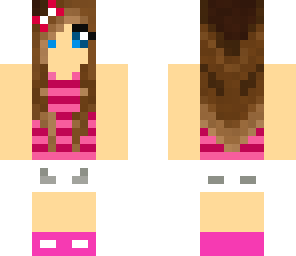 pink summer girl