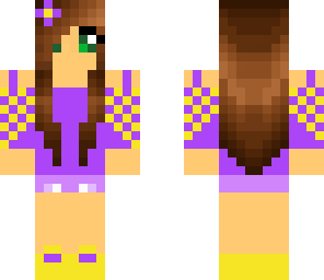 yellow and purple skin by julia