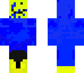 weird looking blue ninja