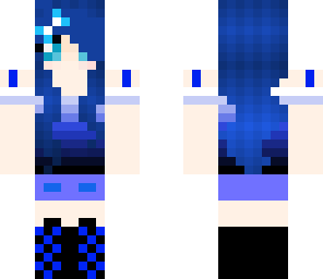 blue girl