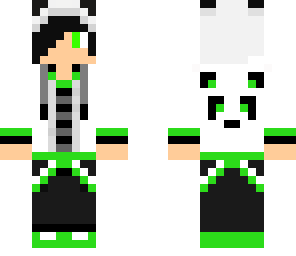 green panda boy