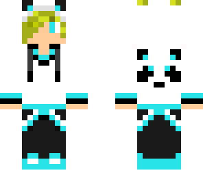 emo blonde panda
