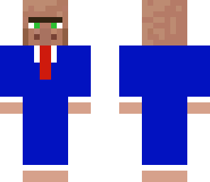 the blue tuxedo villager