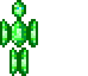 emerald rock man