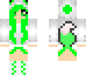 green fox girl