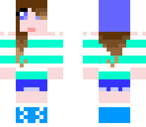 little blue girl
