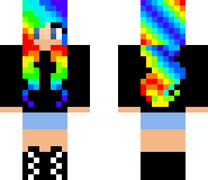 rainbow girl