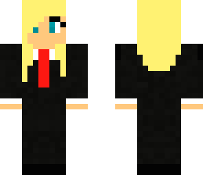 suit girl skin for minecraft