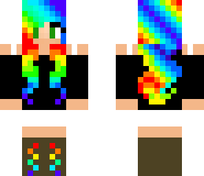 rainbow girl