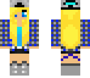 blonde skater chick