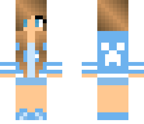 cute blue girl
