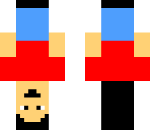upside down man