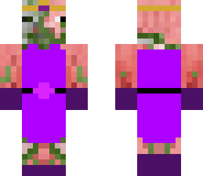 its a piggy wearing a dress
