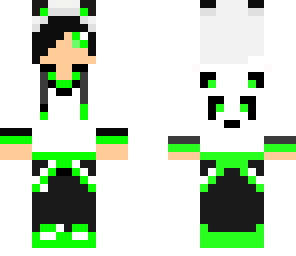 green panda boy