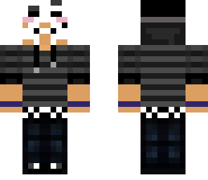 teen with mask
