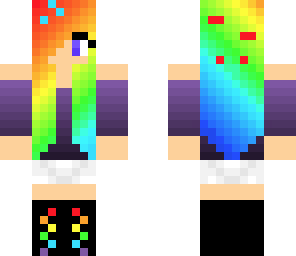 rainbow skin