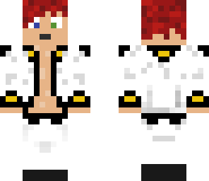 white jacket redhead