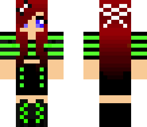 black and green