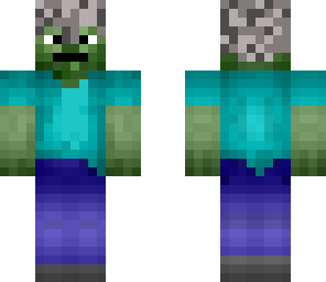 derp zombie with helmet