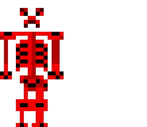 creeper esqueleto flacucho xd
