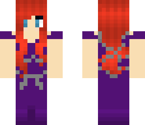 girl in purple