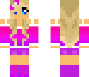 cute pink girl