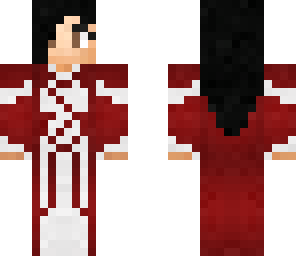 noble woman in red