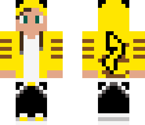 oblivion's pikachu skin for minecraft
