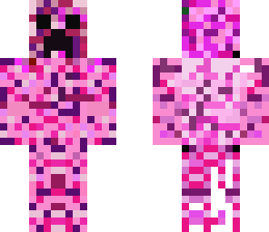 creeper girl pink