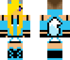 wolf girl blonde and brown