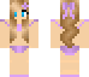 lavender bikini girl