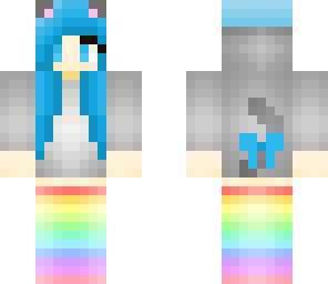 cute kitty rainbow