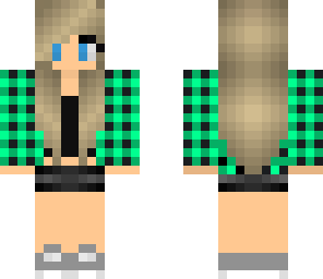 plaid cute girl