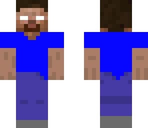 blue shirt herobrine