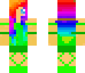 rainbow girl