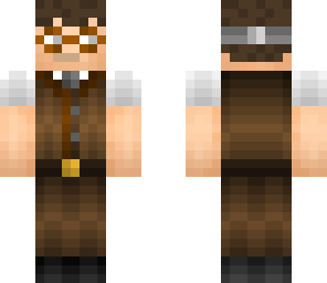 steampunk inventor with goggles on