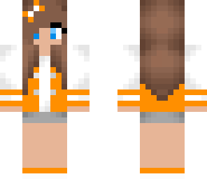 orange girl - rainbow school girl collection