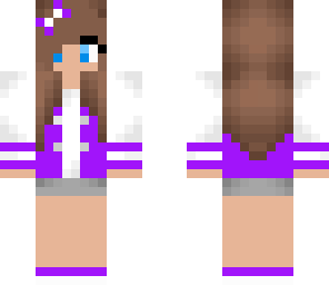 purple girl - rainbow school girl collection
